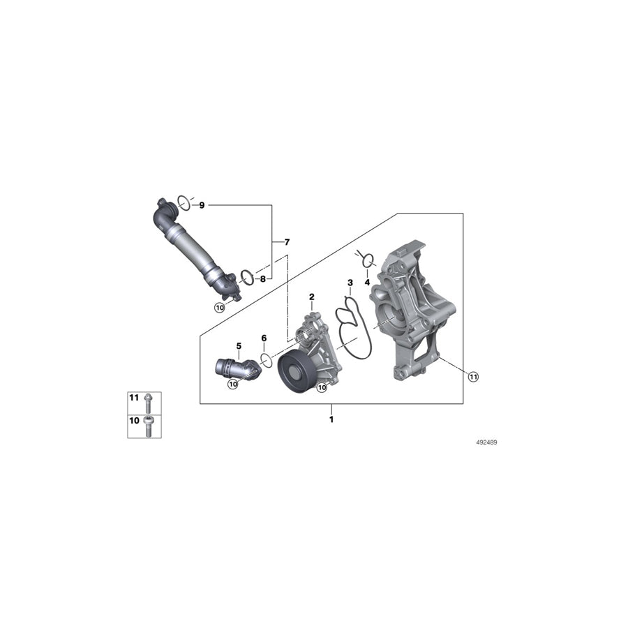 Genuine BMW 11518482264 G14 G30 G20 Profile-Gasket (Inc. X6 40i, X5 40i & 740Li) | ML Performance UK Car Parts