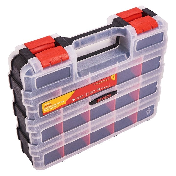 Amtech 34 Section Double Sided Storage Box | ML Performance DIY & Power Tools