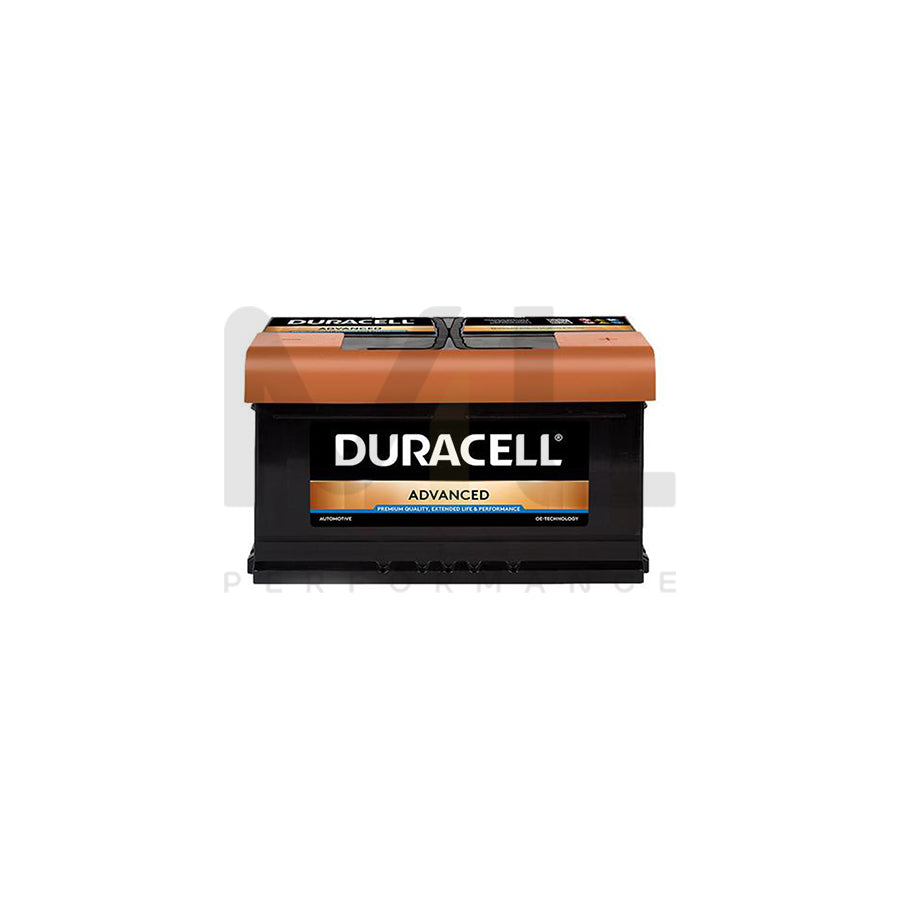 Duracell 110 / DA80 Advanced Car Battery | ML Performance UK Car Parts