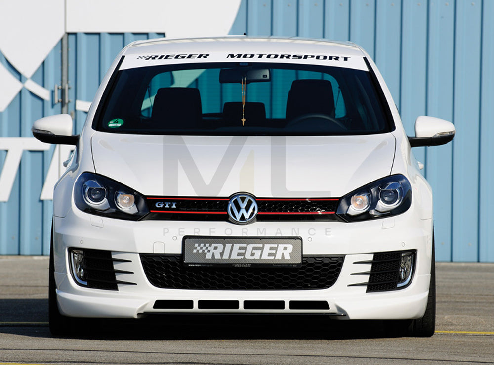 Rieger 00059525 VW Mk6 Golf Front Splitter (GTI & GTD) 2 | ML Performance UK Car Parts