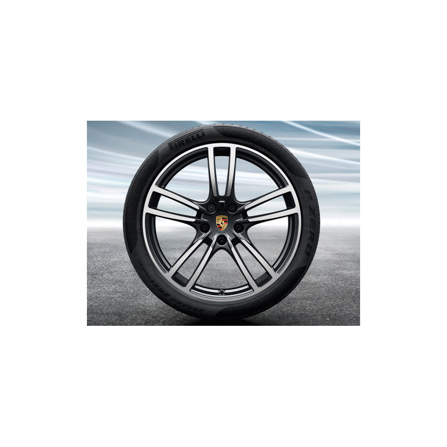 Genuine Porsche 21 Cayenne Turbo Alloy Wheels & Summer Tyres Original Porsche | ML Performance UK Car Parts