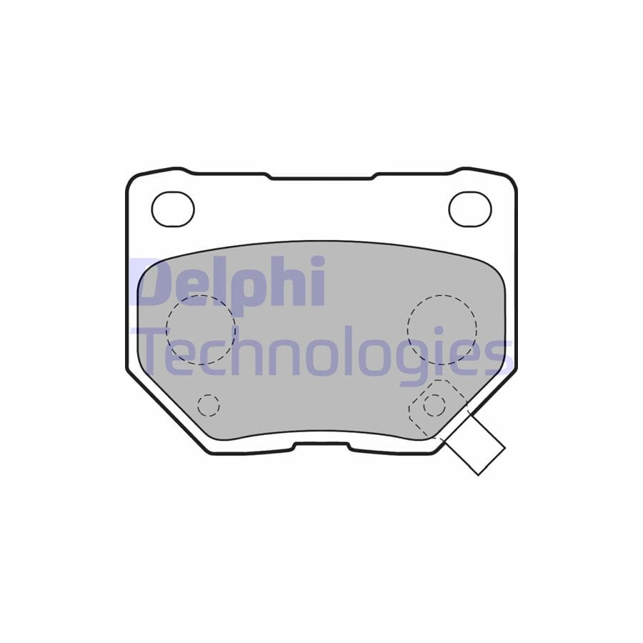 Delphi Lp1780 Brake Pad Set For Subaru Impreza