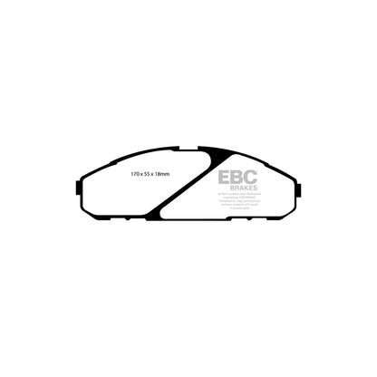 EBC DP1020 Nissan Patrol Ultimax Front Brake Pads 2 | ML Performance UK Car Parts