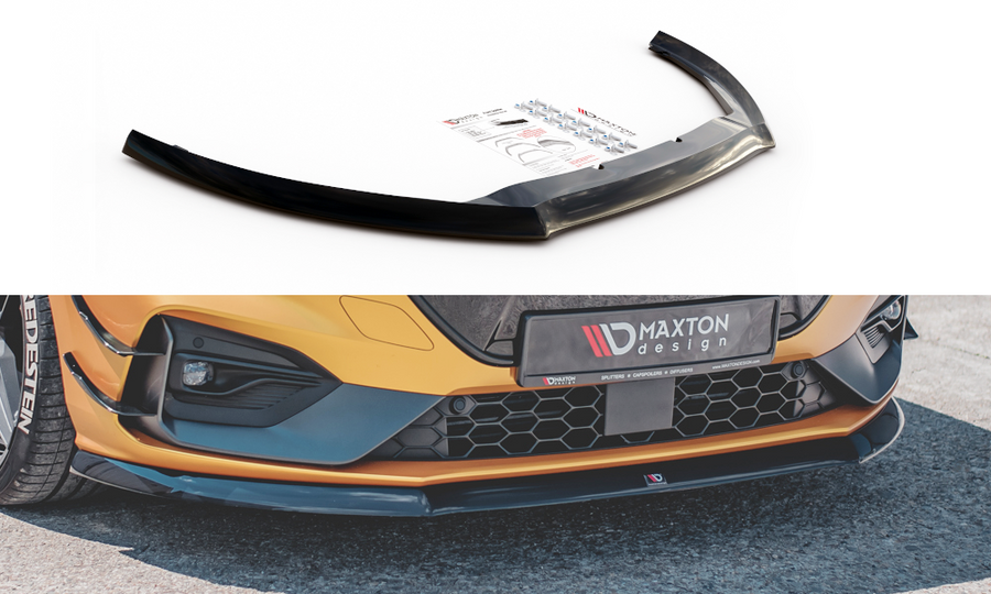 Maxton Design FO-FO-4-ST-FD2T Front Splitter V.8 Ford Focus ST / ST-Line MK4 | ML Performance UK Car Parts