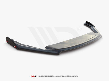 Maxton Design Skoda Octavia Rs MK4 Front Splitter V.2 + Flaps