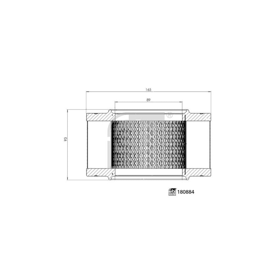 Febi Bilstein 180884 Air Filter