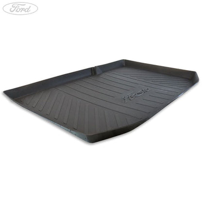 GENUINE FORD 1547529 FIESTA RUBBER BOOT LINER TRAY STYLE, BLACK WITH FIESTA LOGO, 2008-2012 | ML Performance UK