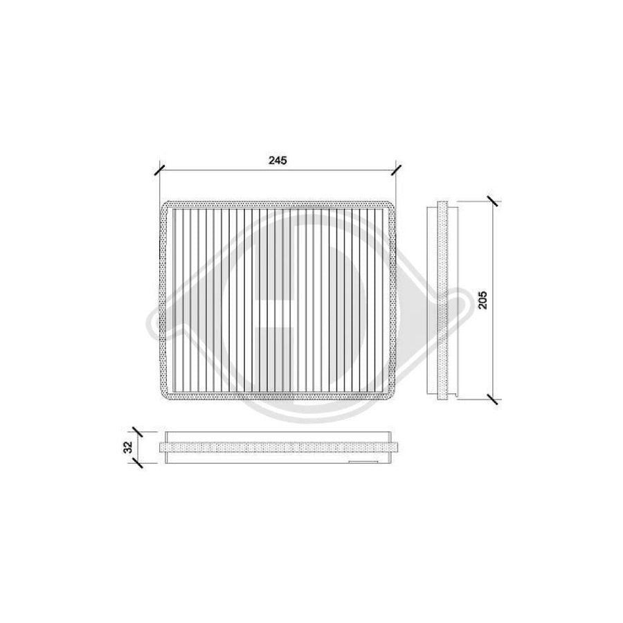 DIEDERICHS DCI0813 Pollen Filter | ML Performance UK Car Parts