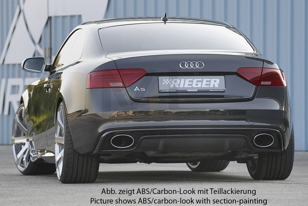 Rieger 00088018 Audi B8 B81 Rear Diffuser (A5 & S5) 6 | ML Performance UK Car Parts