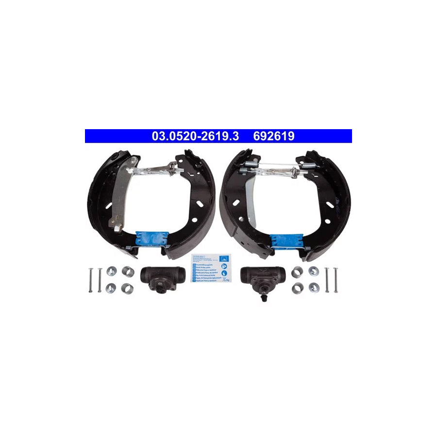 ATE Original Topkit 03.0520-2619.3 Brake Set, Drum Brakes