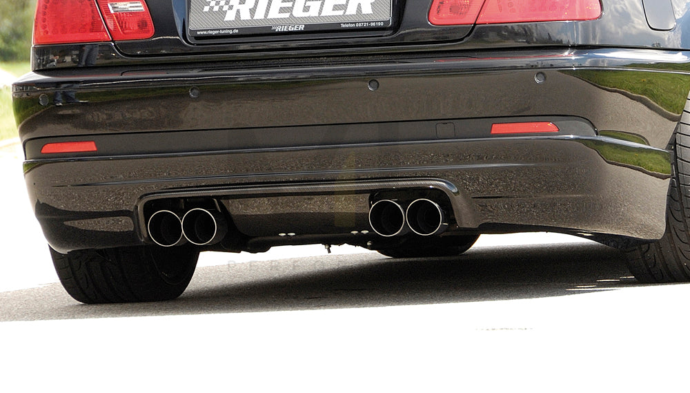 Rieger 00050123 BMW 3 Series E46 Rear Diffuser 1 | ML Performance UK Car Parts