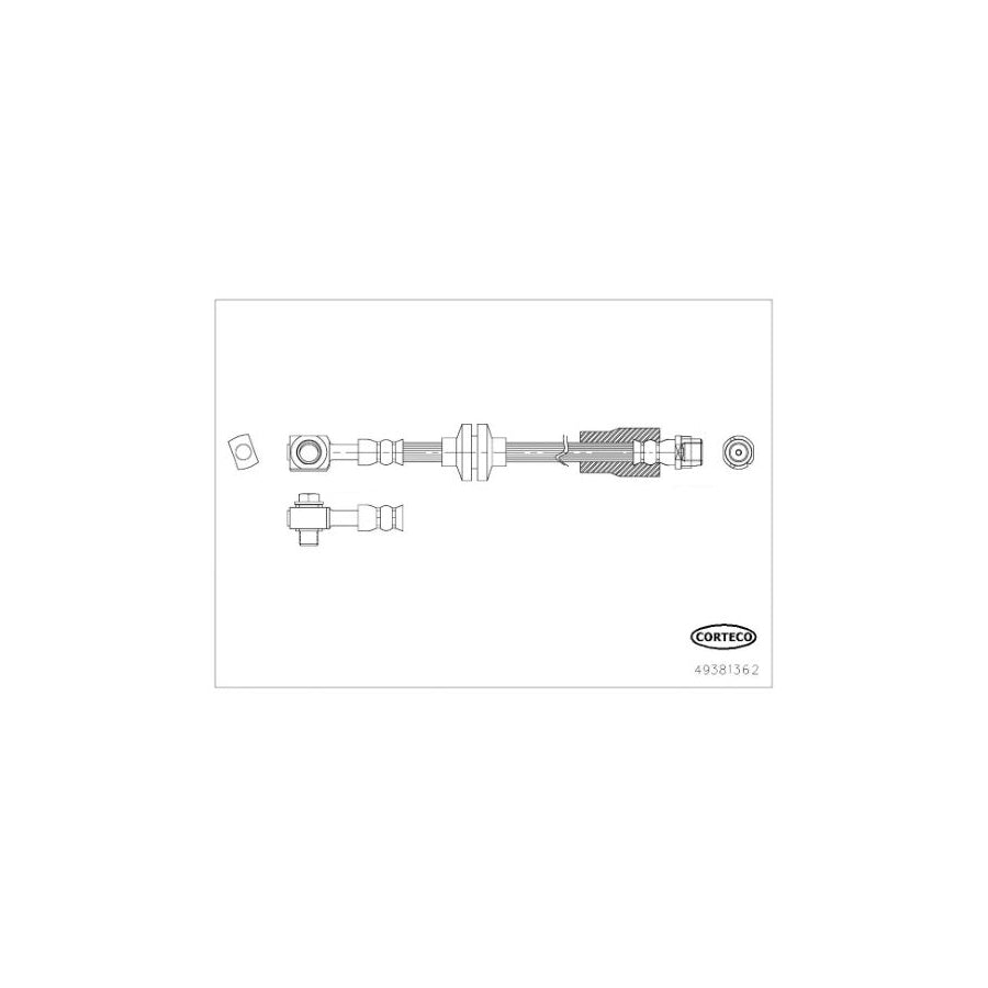 Corteco 49381362 Brake Hose | ML Performance UK