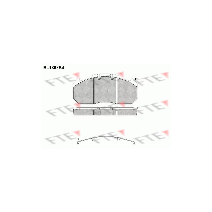 Fte BL1867B4 Brake Pad Set | ML Performance UK Car Parts