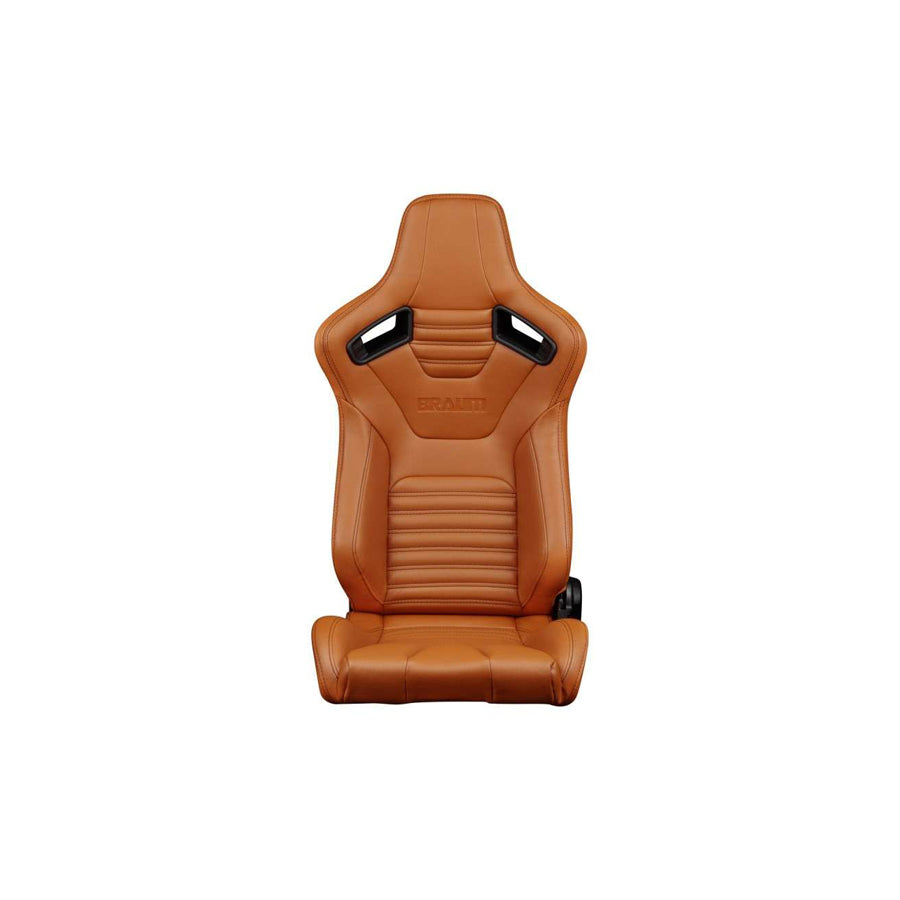 BRAUM Elite-X Series Racing Seats (British Tan Leatherette) – Pair