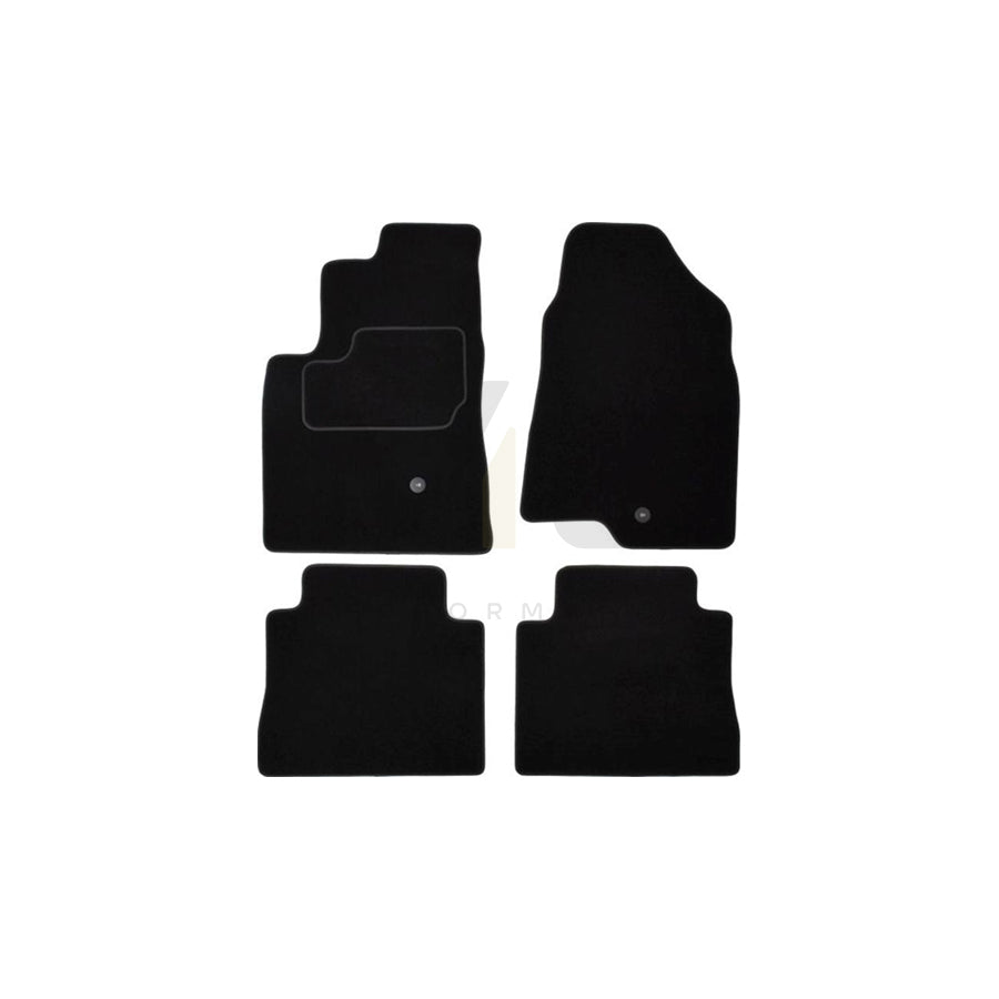 MAMMOOTH A041 OPL30 PRM 01 Floor mat set for OPEL Antara (L07) Textile, Front and Rear, Quantity: 4, Black | ML Performance Car Parts