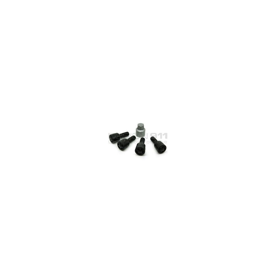 Genuine Porsche Locking Wheel Bolt Kit Black +5Mm Longer - Original Porsche | ML Performance UK Car Parts