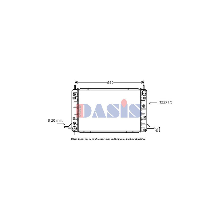 AKS Dasis 131180T Engine Radiator | ML Performance UK