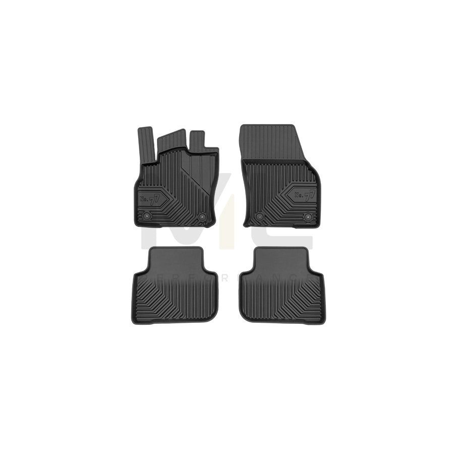 FROGUM Tailored, No.77 77425965 Floor mat set for AUDI Q3 Elastomer, Front and Rear, Quantity: 4, Black | ML Performance Car Parts