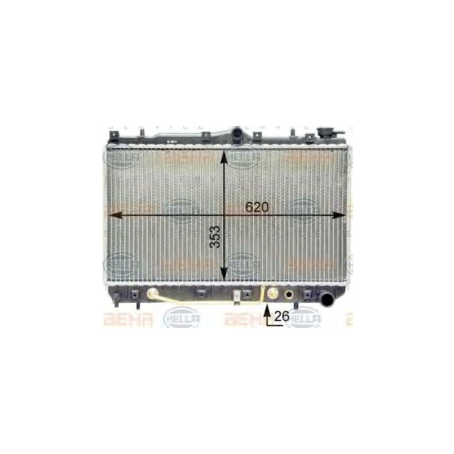 Hella 8MK 376 762-131 Engine Radiator