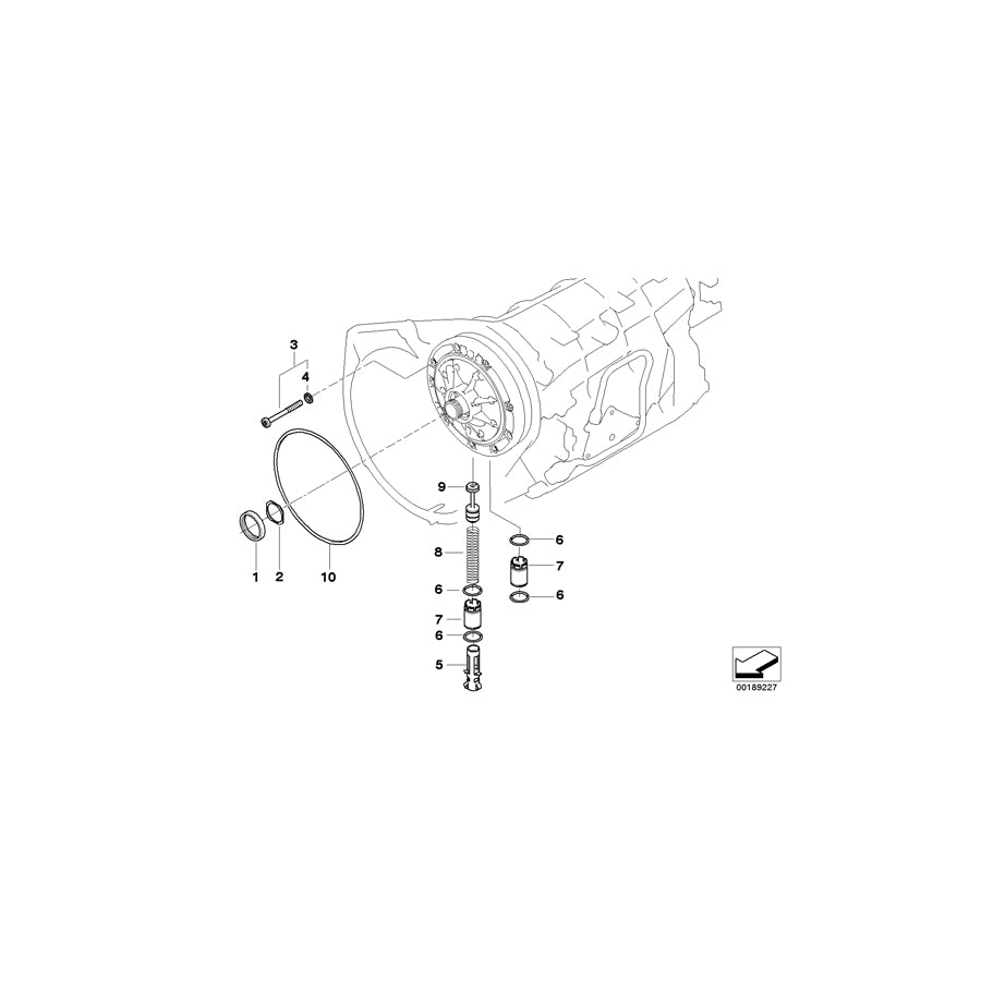 Genuine BMW 24201423381 E38 E46 E85 Support (Inc. 523i, Z4 3.0i & 323i) | ML Performance UK Car Parts