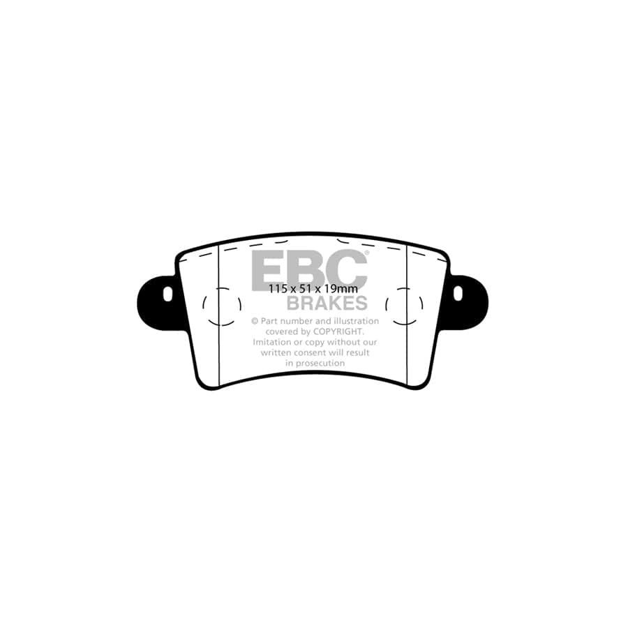 EBC PDKR683 Nissan Opel Renault Vauxhall Ultimax Rear Brake Pad & Plain Disc Kit (Inc. Interstar, Movano, Master) 2 | ML Performance UK Car Parts