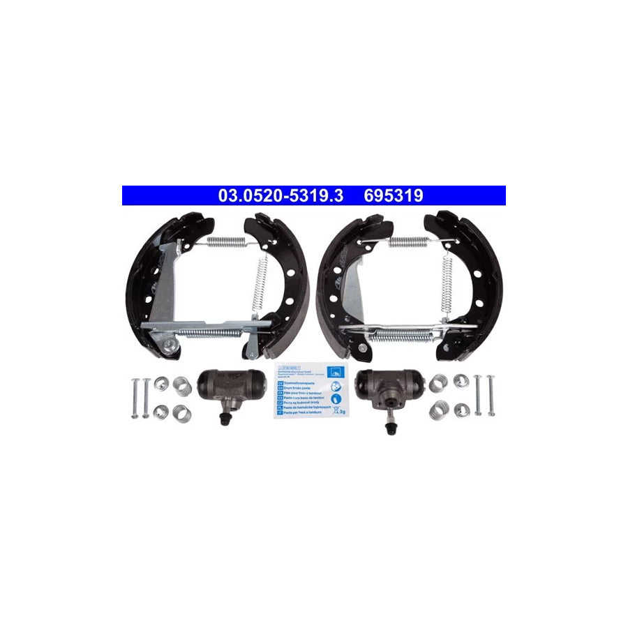 ATE Original Topkit 03.0520-5319.3 Brake Set, Drum Brakes