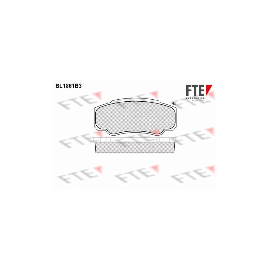 Fte BL1861B3 Brake Pad Set | ML Performance UK Car Parts