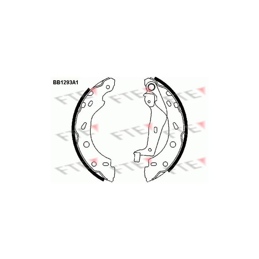 Fte BB1293A1 Brake Shoe Set | ML Performance UK Car Parts