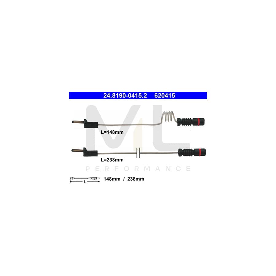 ATE 24.8190-0415.2 Brake pad wear sensor | ML Performance Car Parts