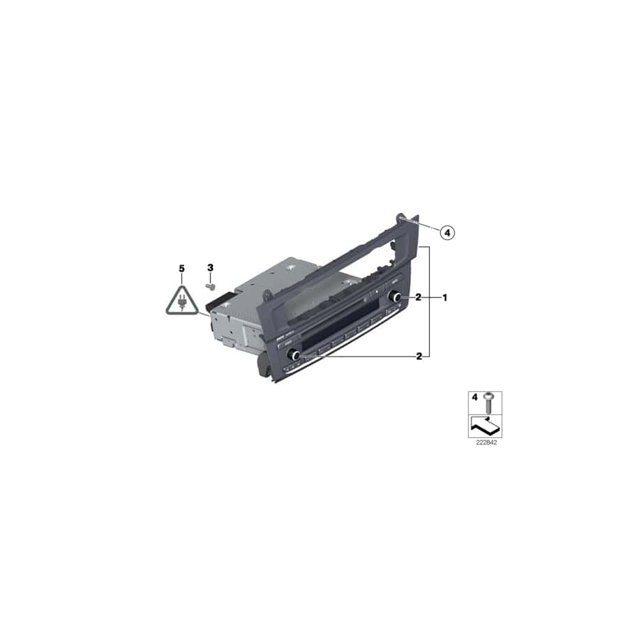 Genuine BMW 65129243907 F25 Exch. Radio Business Cd (Inc. X3) | ML Performance UK Car Parts