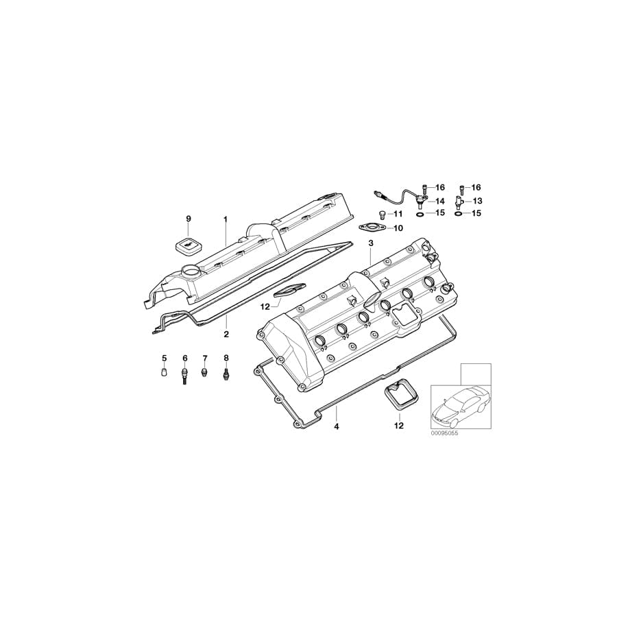 Genuine BMW 11127515783 E67 RR1 Cap (Inc. 760LiS, Phantom & 760Li) | ML Performance UK Car Parts