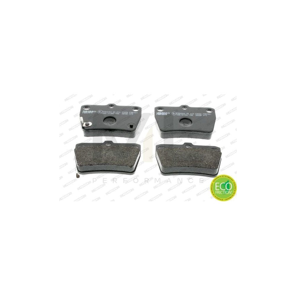 Ferodo Premier Eco Friction Fdb1117 Brake Pad Set Not Prepared For Wear Indicator, With Accessories | ML Performance Car Parts