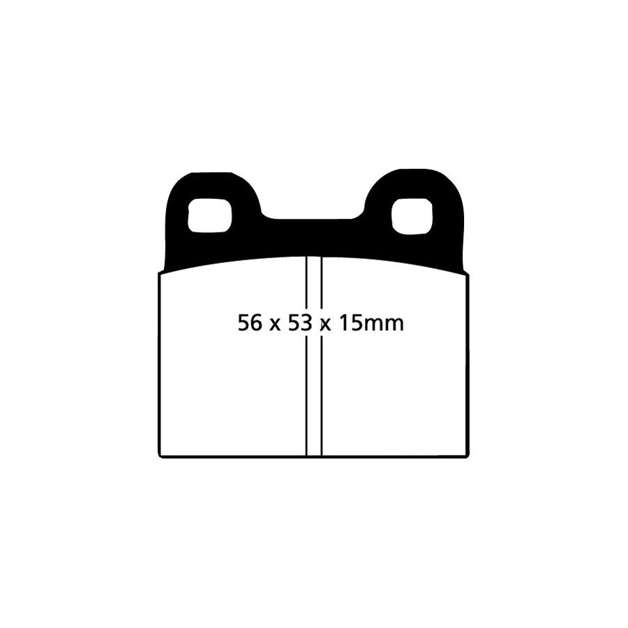 EBC DP2105 BMW Porsche VW Volvo Greenstuff Front/Rear Brake Pads - ATE Caliper 2 | ML Performance UK Car Parts