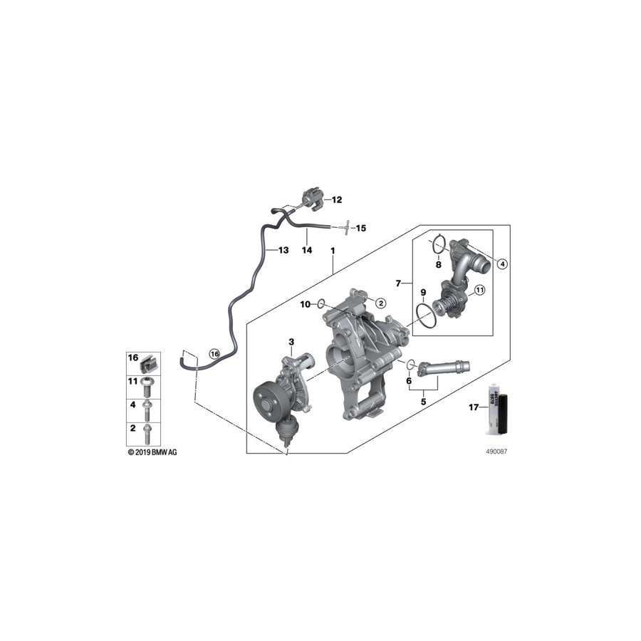 Genuine BMW 11518474930 G32 G30 G02 O-Ring (Inc. X3 18d, X5 25dX & 520d) | ML Performance UK Car Parts