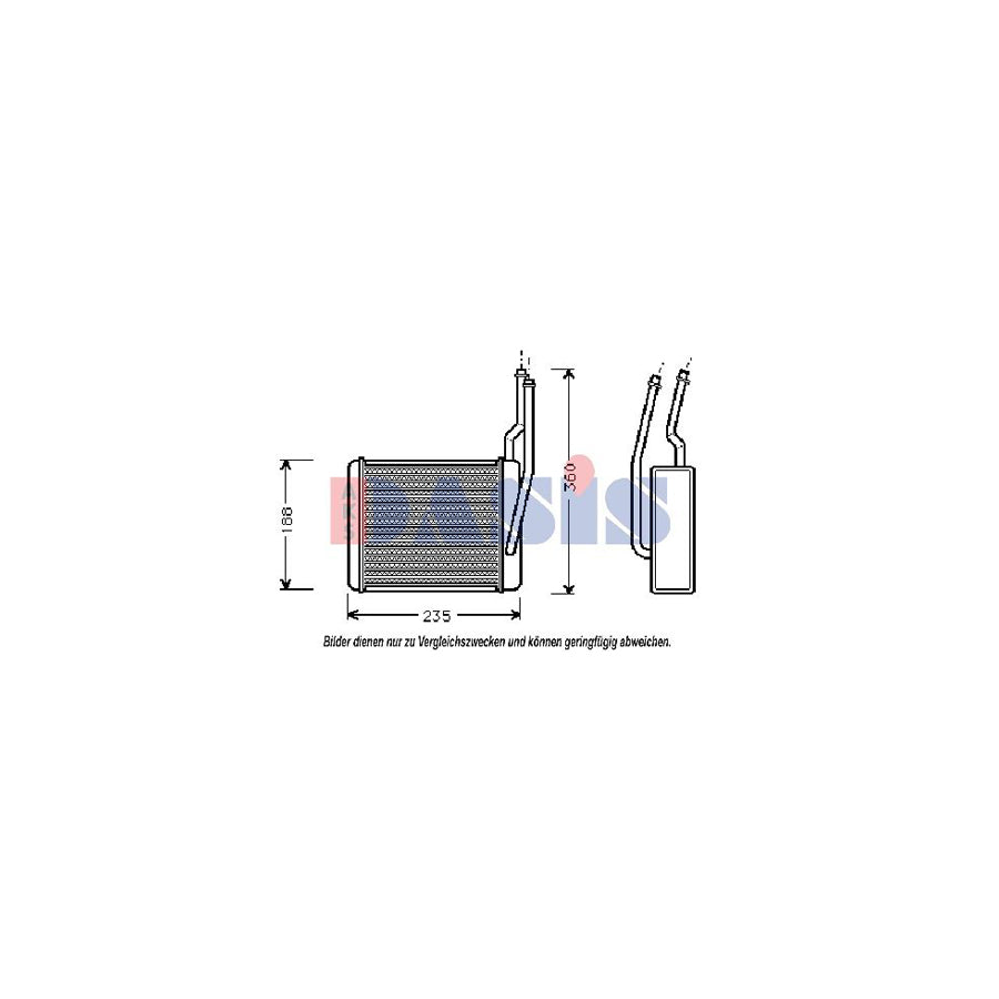 AKS Dasis 096003N Heater Matrix | ML Performance UK