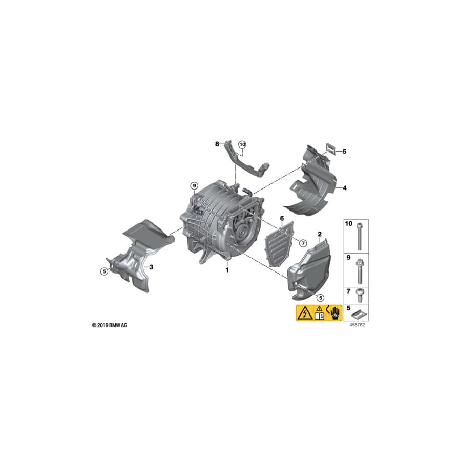 Genuine BMW 12378601199 Sound Insulation, Upper (Inc. i3 94Ah, i3 60Ah & i3s 120Ah Rex) | ML Performance UK Car Parts