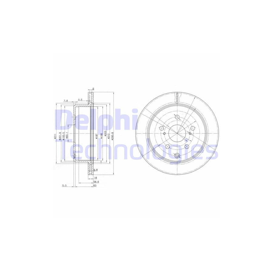 Delphi Bg3166 Brake Disc