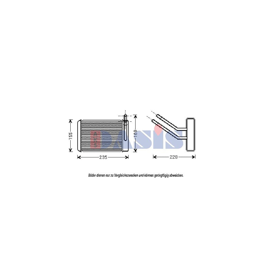 AKS Dasis 096004N Heater Matrix | ML Performance UK