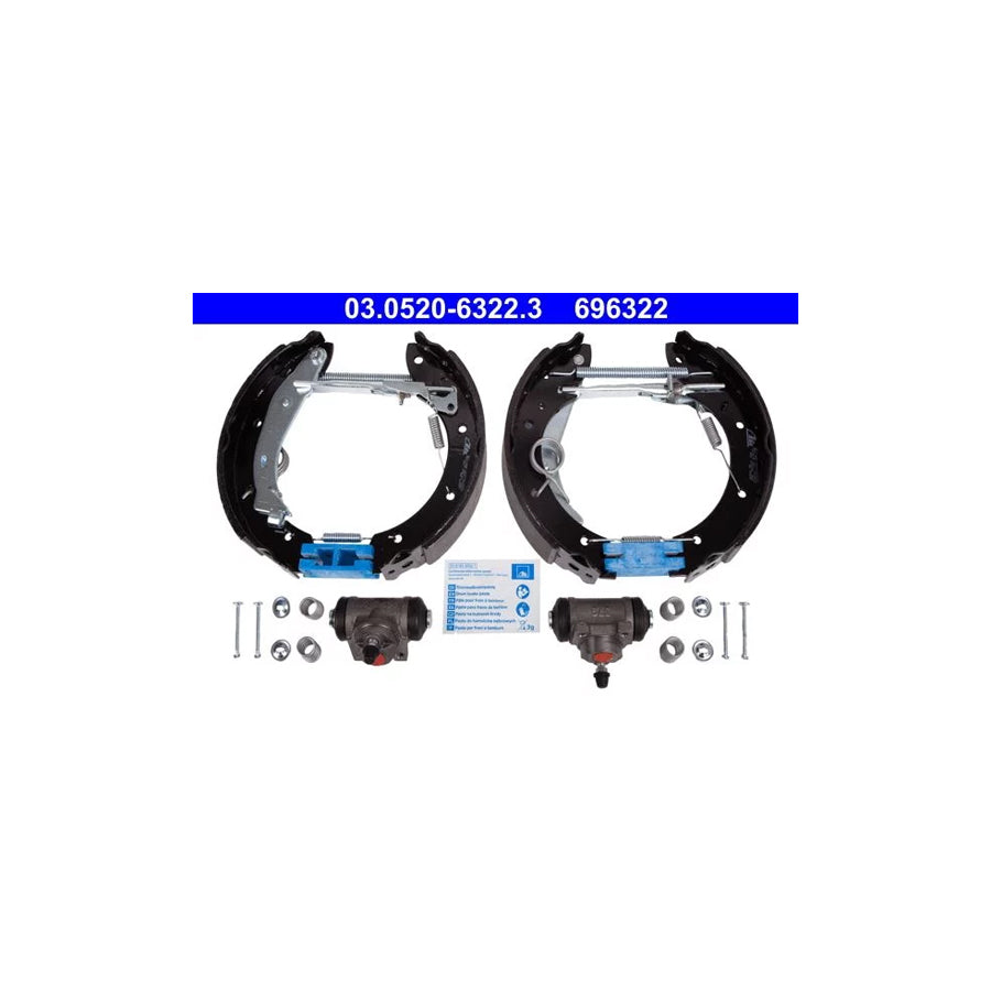 ATE Original Topkit 03.0520-6322.3 Brake Set, Drum Brakes