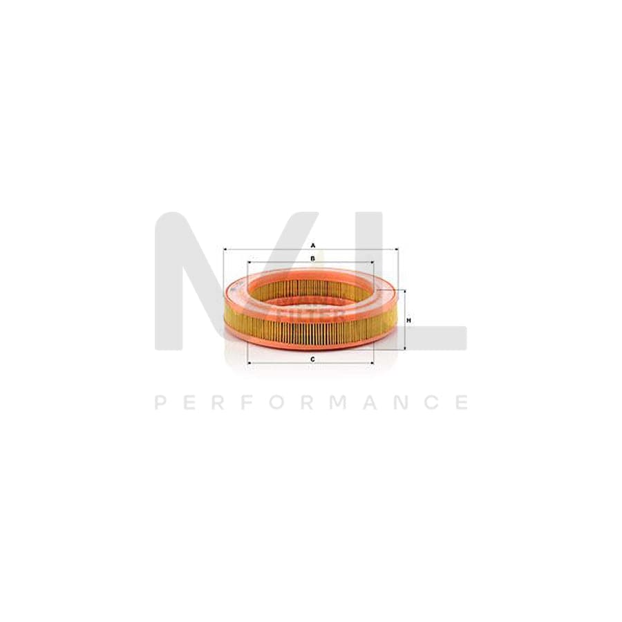 MANN-FILTER C 2536 Air Filter Filter Insert | ML Performance Car Parts