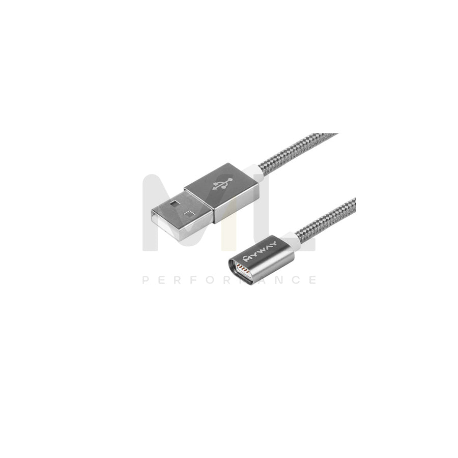 CARMOTION 63030 USB charge cable Silver, Magnetic | ML Performance Car Parts