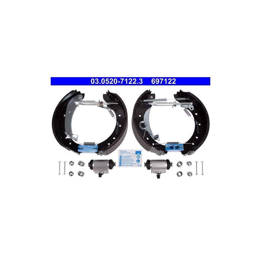 ATE Original Topkit 03.0520-7122.3 Brake Set, Drum Brakes