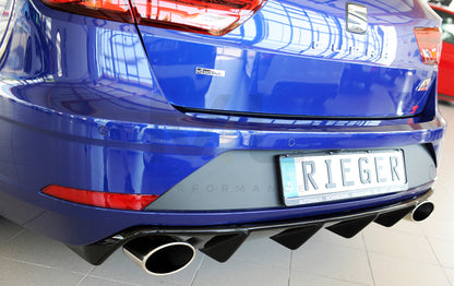 Rieger 00088229 SEAT 5F Leon Cupra Rear Diffuser 5 | ML Performance UK Car Parts