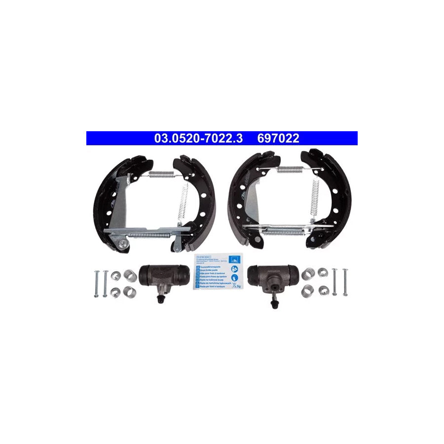 ATE Original Topkit 03.0520-7022.3 Brake Set, Drum Brakes