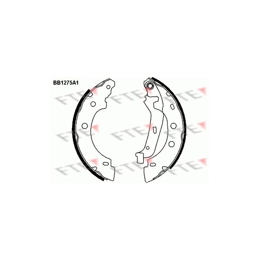 Fte BB1275A1 Brake Shoe Set | ML Performance UK Car Parts