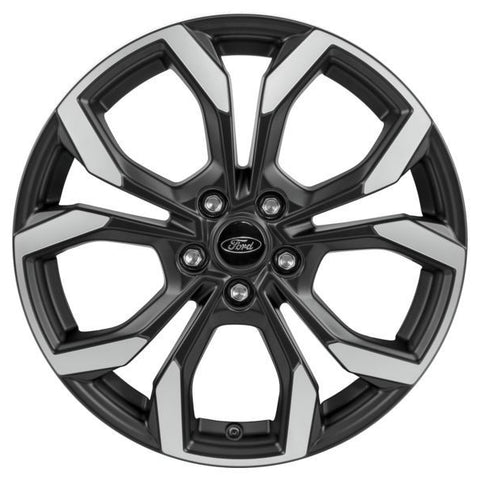 GENUINE FORD 2498738 x4 SET OF 4 PUMA ALLOY WHEEL 18" 5 X 2-SPOKE DESIGN, MATT BLACK / MACHINED 10/2019 - | ML Performance UK