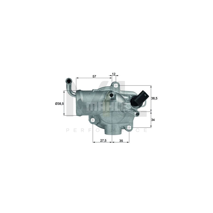 MAHLE ORIGINAL TI 35 87 Engine thermostat Opening Temperature: 87��C, with seal | ML Performance Car Parts