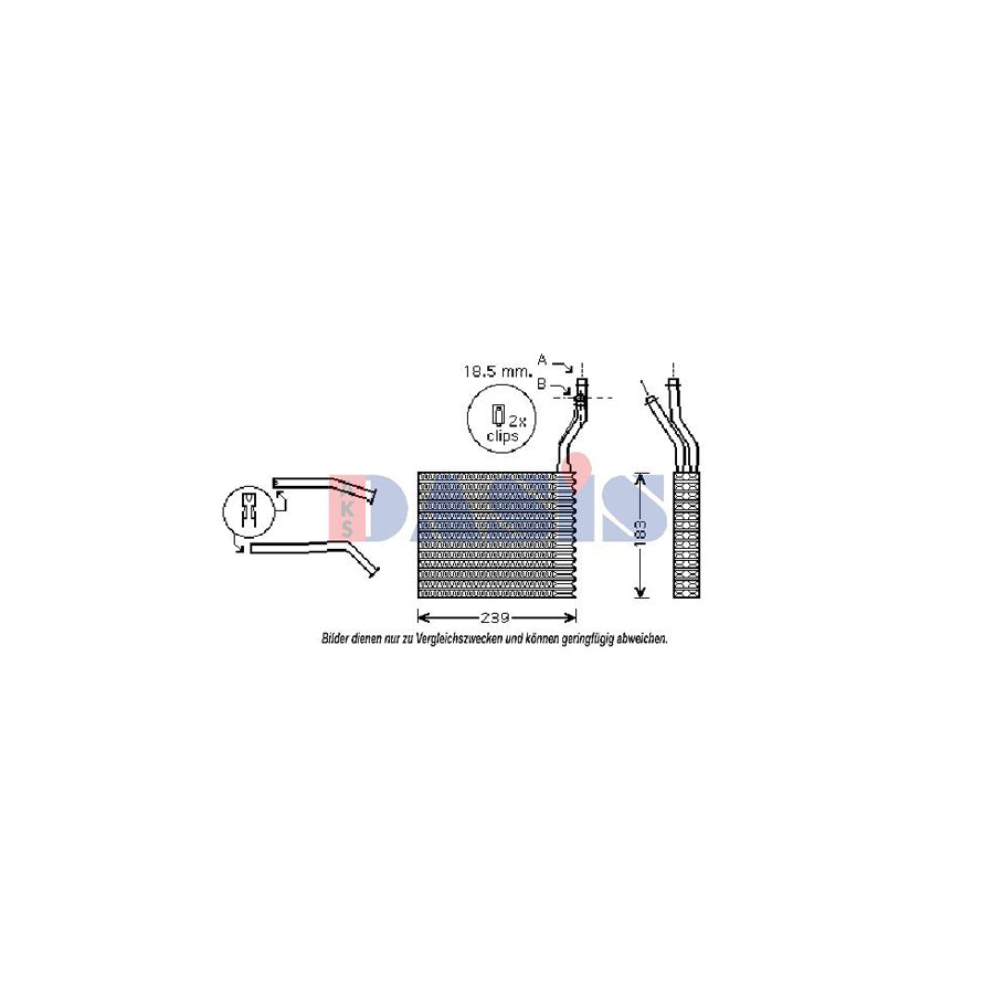 AKS Dasis 096007N Heater Matrix | ML Performance UK