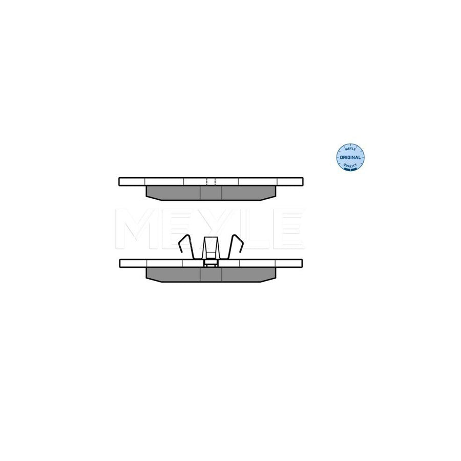 Meyle 025 231 1218 Brake Pad Set