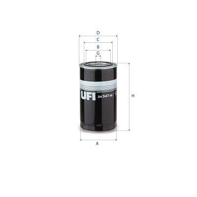 UFI 24.347.00 Fuel Filter